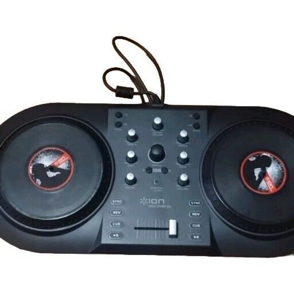 Ion Discover Computer DJ System Mixer Scratching USB Windows XP Vista MAC OS X - Picture 7 of 16